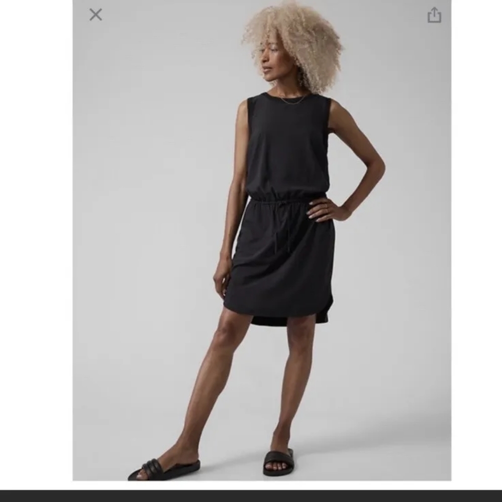 Athleta Rincon black dress sz 2X